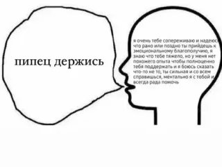 🙁 пипец держись
Я очень тебе сопереживаю и надеюс
что рано или поздно ты прийдешь к
эмоциональному благополучию, я
знаю что тебе тяжело, но у меня нет
похожего опыта чтобы полноценно
тебя поддержать и я боюсь сказать
что-то не то, ты сильная и со всем
справишься, ментально я с тобой и
всегда рада помочь สนับสนุน, ให้กำลังใจ, สุขภาพจิต, เห็นอกเห็นใจ, ปลอบโยน telegram sticker