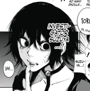 ⛓ Suzuya INVESTIGATOR SUZUYA manga, anime, investigator, character telegram sticker