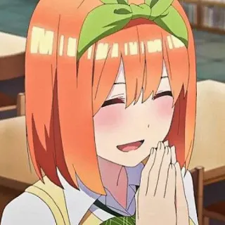 🧩 Anime, Mignon, Joyeux, Fille, Souriant telegram sticker