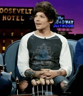 🇳🇿 Louis Tomlinson นักร้อง, คนดัง, นักดนตรี, วันไดเรกชัน telegram sticker