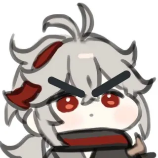 🏖 Kaedehara Kazuha Genshin Impact anime, game, kawaii, cute, genshin impact, kazuha telegram sticker