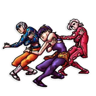 🕺 JoJo's Bizarre Adventure Anime, Manga, Jojo's Bizarre Adventure, Fan art, Personnage, Sticker whatsapp sticker