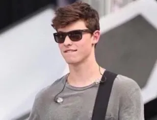 😎 Shawn Mendes singer, musician, celebrity, person, male, sunglasses, pop star telegram sticker