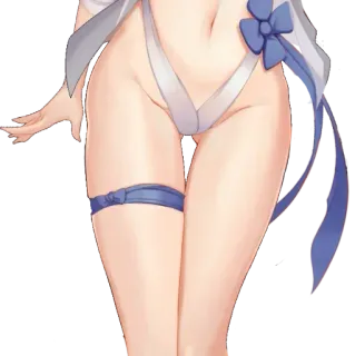 👙 anime, girl, underwear, sexy, illustration, cartoon whatsapp sticker