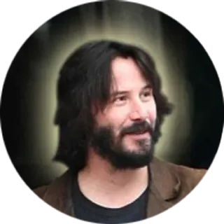 👼 Keanu Reeves keanu reeves, celebrity, actor, john wick telegram sticker