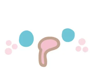 🍦 Dibujo animado, Lindo, Triste, Llorando, Cara, Animal, Dibujo telegram sticker