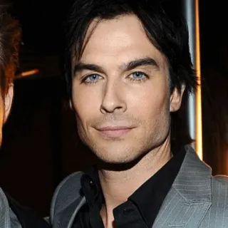 🖤 Ian Somerhalder aktor, pria, potret, selebriti, mata biru telegram sticker
