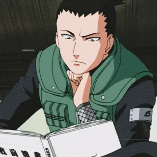 🎼 Shikamaru Nara Naruto Anime, Naruto, Shikamaru, Manga whatsapp sticker