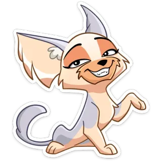 ☺️ perro, animal, dibujos animados, lindo, mascota, pegatina telegram sticker