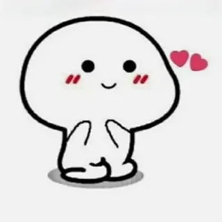 💕 süß, Cartoon, Liebe, Herzen, Blob telegram sticker