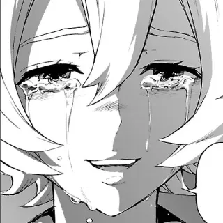 😭 chorando, anime, mangá, triste, emocional, lágrimas telegram sticker