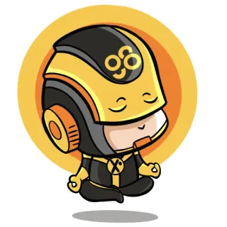 😚 Avatar, Meditation, Ruhe, Zen, Figur, Friedlich, Spirituell telegram sticker