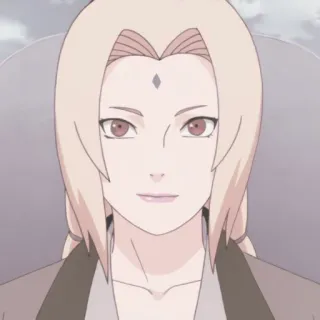 🙂 Tsunade Naruto Anime, Donna, Personaggio, Bionda, Ninja telegram sticker