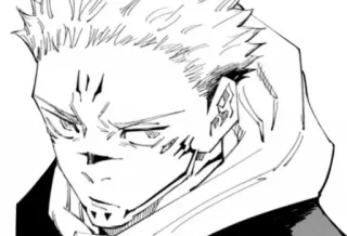 🙁 Sukuna Jujutsu Kaisen Anime, Manga, Sukuna, Jujutsu Kaisen, Demon, Przeklęty duch telegram sticker