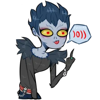 🖕 Ryuk Death Note )))0))) Anime, Manga, Death Note, Ryuk, Shinigami, Stiker, Kartun whatsapp sticker