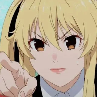 🦮 Mary Saotome Kakegurui Anime, Kakegurui, Mary Saotome, Apuestas, Escuela, Estudiante telegram sticker