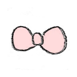 🎀 fiocco, rosa, nastro, accessorio, carino telegram sticker