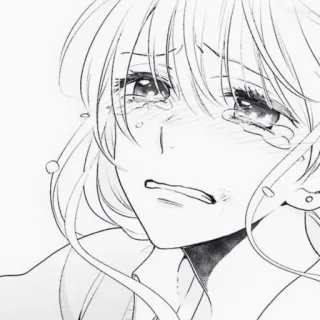 🌬 traurig, weinend, Anime, Manga, emotional telegram sticker