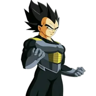 😉 Vegeta Dragon Ball anime, manga, dragon ball, vegeta, saiyan, character telegram sticker