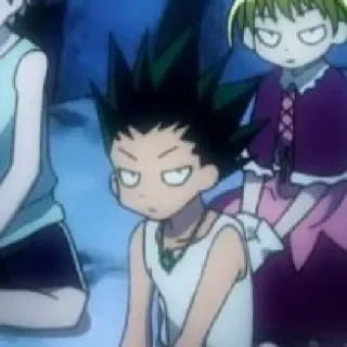 😐 Gon Freecss Hunter x Hunter anime, cartoon, gon, gon freecss, hunter x hunter telegram sticker