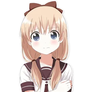 ☺️ Anime, Mädchen, Süß, Cartoon telegram sticker