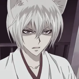 🤍 Tomoe Kamisama Kiss アニメ, 狐, マンガ, 悪魔, 神様はじめました, 巴衛 whatsapp sticker