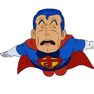 🎭 super-herói, voando, desenho animado, anime, retro, vintage, japonês telegram sticker