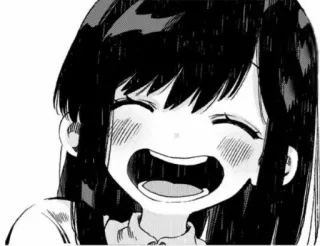 😆 Anime, Chica, Sonrisa, Feliz, Manga whatsapp sticker
