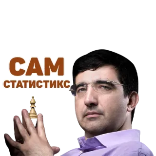 🧠 САМ
СТАТИСТИКС man, chess, statistic, russian telegram sticker
