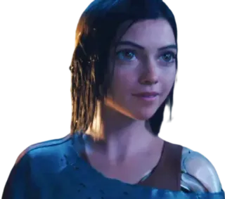 😄 Alita Alita: Battle Angel Alita, Battle Angel, Cyborgue, Mangá, Ficção científica, Personagem de filme whatsapp sticker