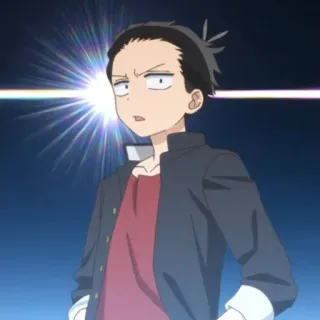 💈 Nishikata Karakai Jōzu no Takagi-san Аниме, Нишиката, Мастер-дразнилка Такаги, Милый, Школьная форма telegram sticker