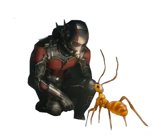 😮 Ant-Man Ant-Man, Marvel, supereroe, personaggio dei fumetti, formica, film telegram sticker