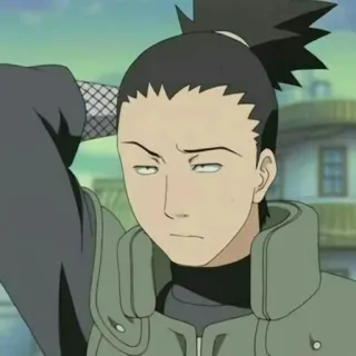 🗡 Shikamaru Nara Naruto Anime, Naruto, Shikamaru, Ninja, Desenho animado telegram sticker