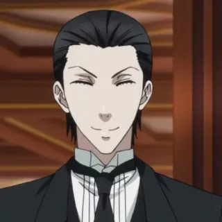 😏 Sebastian Michaelis Black Butler Anime, Maggiordomo, Sebastian Michaelis, Black Butler telegram sticker
