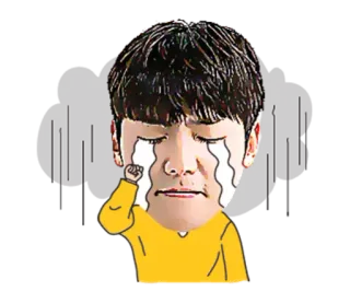 😭 chorando, triste, emoji, desenho animado, ilustração, emoticon telegram sticker