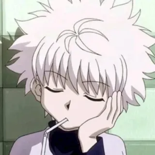 🎐 Killua Hunter x Hunter anime, Killua, Hunter x Hunter, cartoon, character, manga telegram sticker