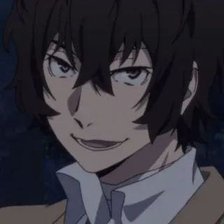 🥂 Osamu Dazai Bungou Stray Dogs Anime, Personagem, Osamu Dazai, Bungou Stray Dogs telegram sticker