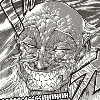 😲 Yuujiro Hanma Baki Anime, Kampfsport, Stark, Muskulös, Kämpfen telegram sticker
