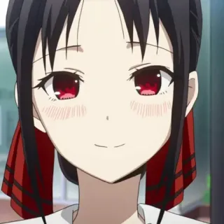 🥰 Kaguya Shinomiya Kaguya-sama: Love Is War Аниме, Кагуя, Кагуя Синомия, Любовь это война, Манга, Мультфильм, Портрет telegram sticker