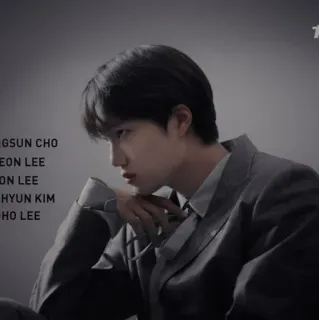 📽 JUNGSUN CHO
GEON LEE
SEON LEE
HYUN KIM
HO LEE ผู้ชาย, โปรไฟล์, สูทสีเทา, เกาหลี, tvn, นักแสดง whatsapp sticker