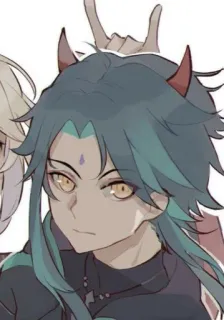 🌟 Xiao Genshin Impact Anime, Jogo, Genshin Impact, Xiao, Demônio, Chifres telegram sticker