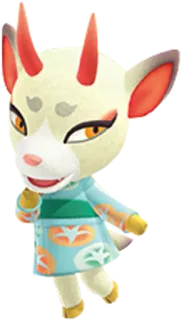 🦌 Shino Animal Crossing animal crossing, shino, hirsch, videospiel, süß, cartoon, maskottchen, charakter telegram sticker