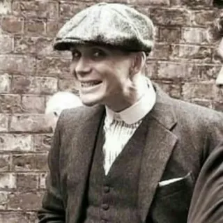 😜 John Shelby Peaky Blinders Peaky Blinders, John Shelby, Cillian Murphy, Krimidrama, Gang, 1920er, Birmingham telegram sticker