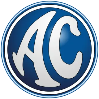 👍 AC инициалы, логотип, буквы, синий, круг telegram sticker