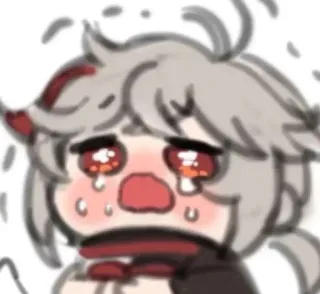 😭 Kaedehara Kazuha Genshin Impact Kazuha, Genshin Impact, crying, anime, video game, sad telegram sticker