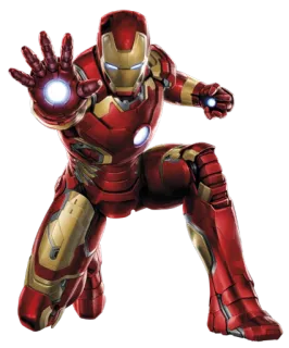 ☺️ Iron Man marvel, comics, superheld, iron man, avengers, tony stark whatsapp sticker
