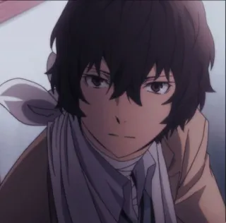 🥂 Dazai Osamu Bungo Stray Dogs anime, dazai osamu, bungo stray dogs, charakter whatsapp sticker