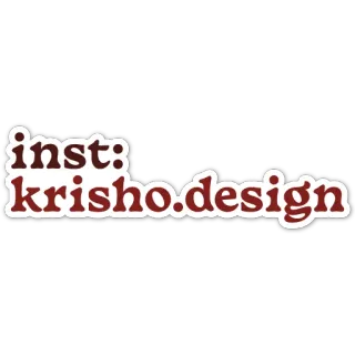 💁‍♀️ inst:
krisho.design instagram, desain, media sosial, krisho.design, nama pengguna, artis telegram sticker