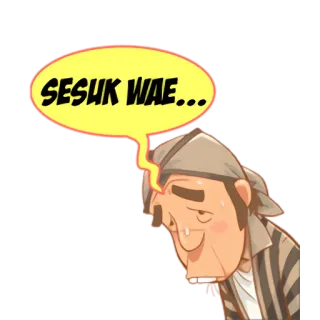 😩 SESUK WAE... telegram sticker