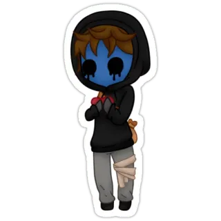 ❤ Eyeless Jack eyeless, jack, creepypasta, horror, monster telegram sticker